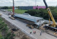 Avanza con ritmo la construcción del nuevo distribuidor vial al puerto de Veracruz