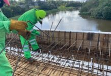 Reconstrucción del Puente Calzadas II, con avance del 75 %