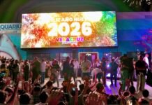 Rocío Nahle encabeza celebración de Año Nuevo 2026 en el Puerto de Veracruz