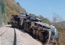 FGR confirma que exceso de velocidad causó el accidente del Tren Interoceánico