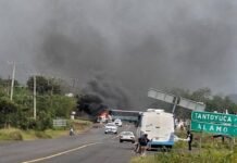 Bloqueos en Álamo, Tuxpan y la 150D: el “efecto Mencho” paraliza rutas clave en Veracruz y deja pérdidas estimadas por hasta 280 mdp en un día