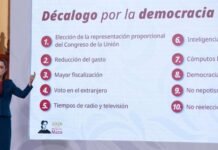 Sheinbaum presenta “Decálogo por la Democracia” en medio de incertidumbre sobre su Reforma Electoral