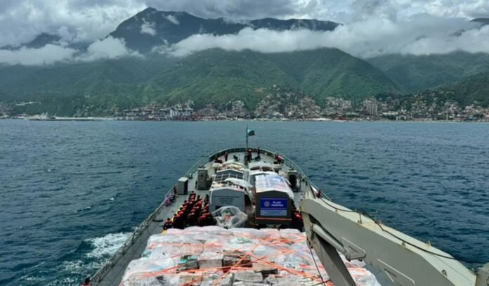 Arriban a Venezuela buques mexicanos con 388 toneladas de ayuda humanitaria
